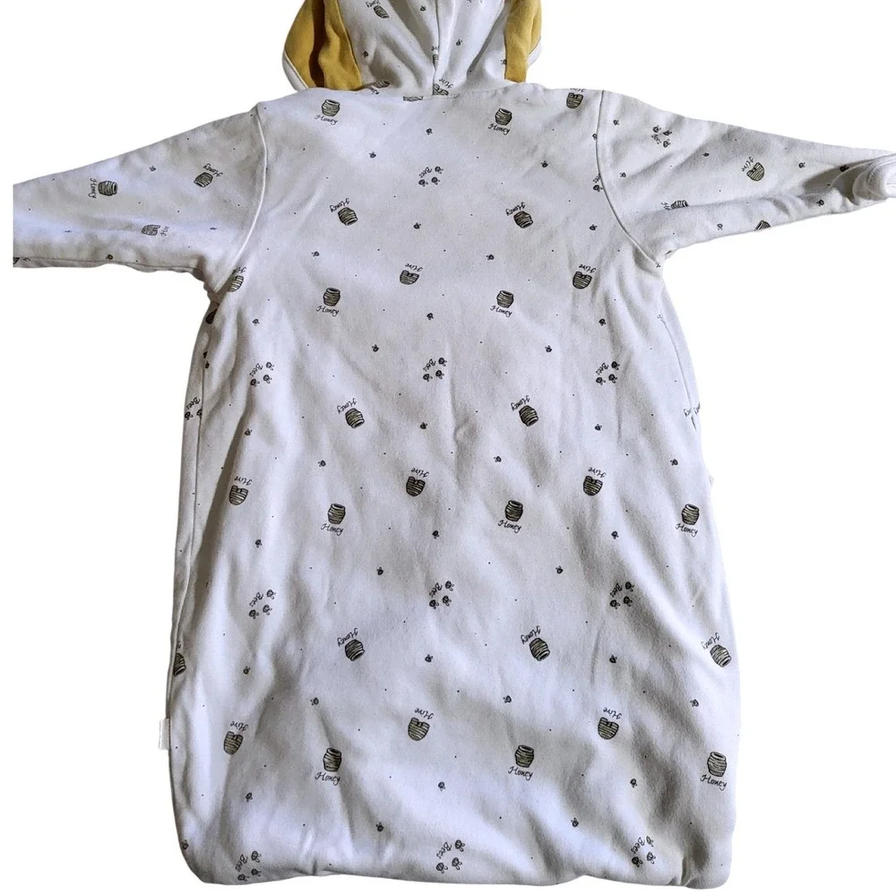 Winnie The Pooh Baby Bunting 0-6‎ Months Gender Neutral Boys Girls Infant Hooded